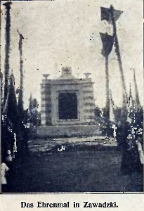 1925 - Pomnik poległych w I wojnie