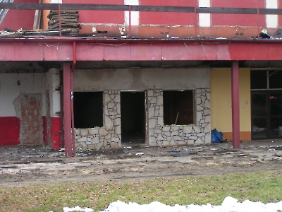 2009-01-28 - rozbiórka motelu