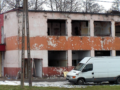 2009-01-28 - rozbiórka motelu