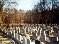 Cmentarz w Zawadzkiem - 8 stycznia 1990