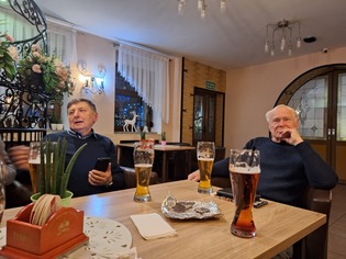 "Punkt kontrolny" rajdu - restauracja Bronder