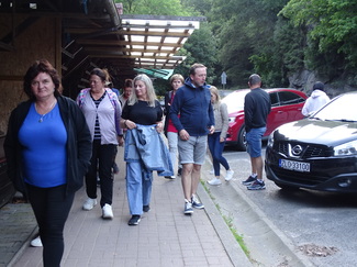Parking przy Wodospadzie Szklarki