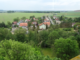 Widok z wieży zamkowej